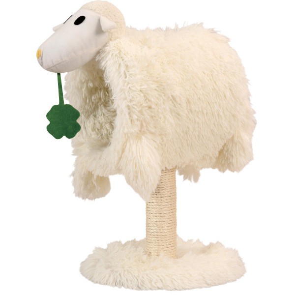 arbre a chat yeti blanc